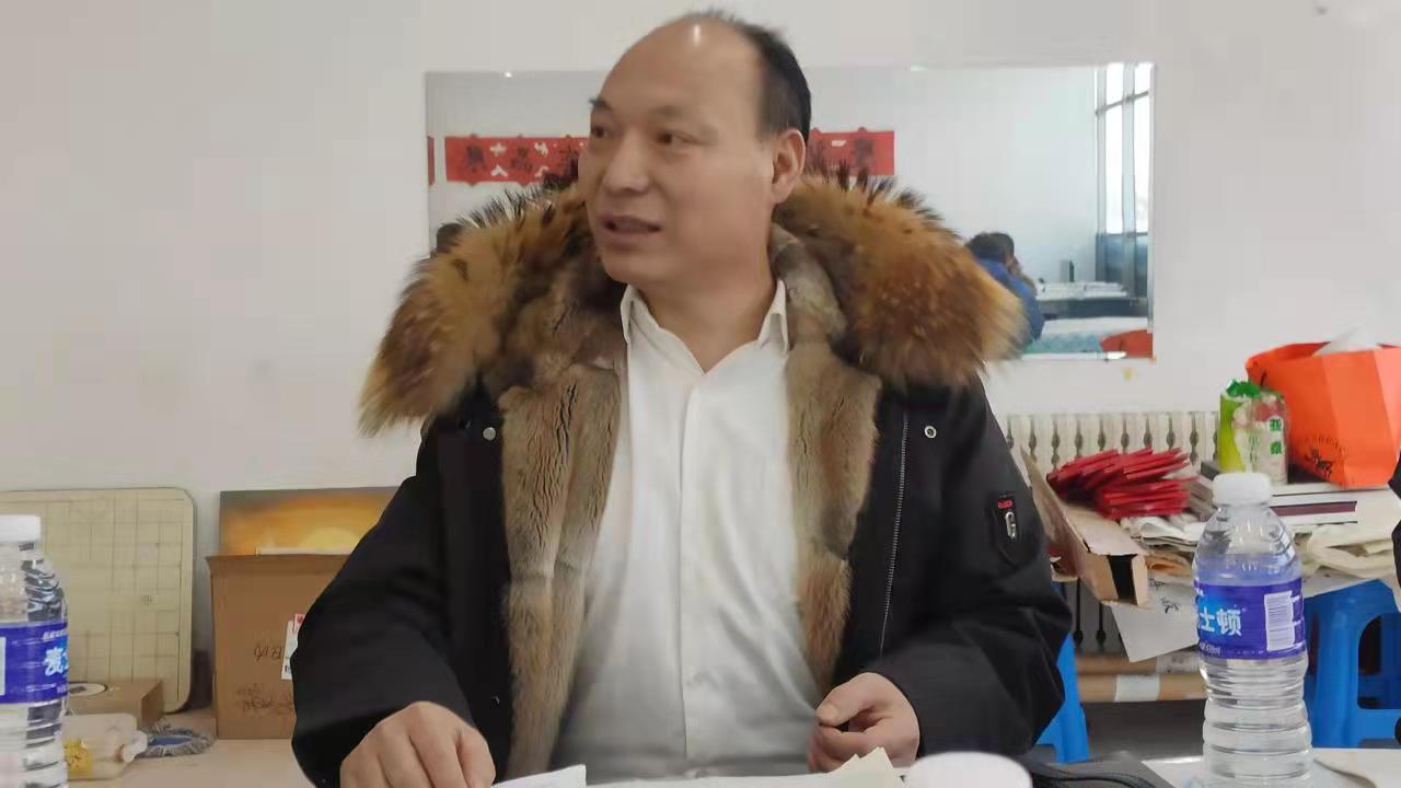 福虎惊春梦 书道暖人心