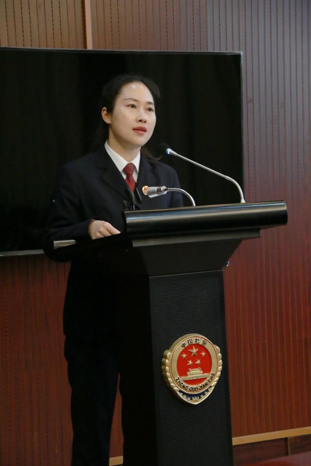 象山人民检察院召开21年度各部门负责人向院党组述责述廉报告大会