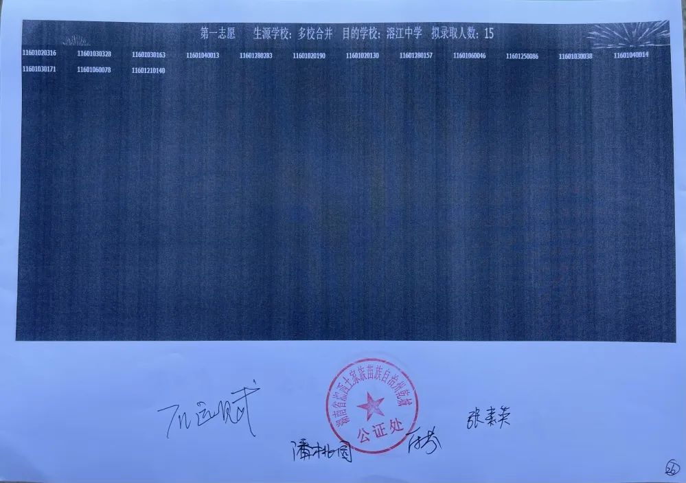 小升初电脑摇号现场会