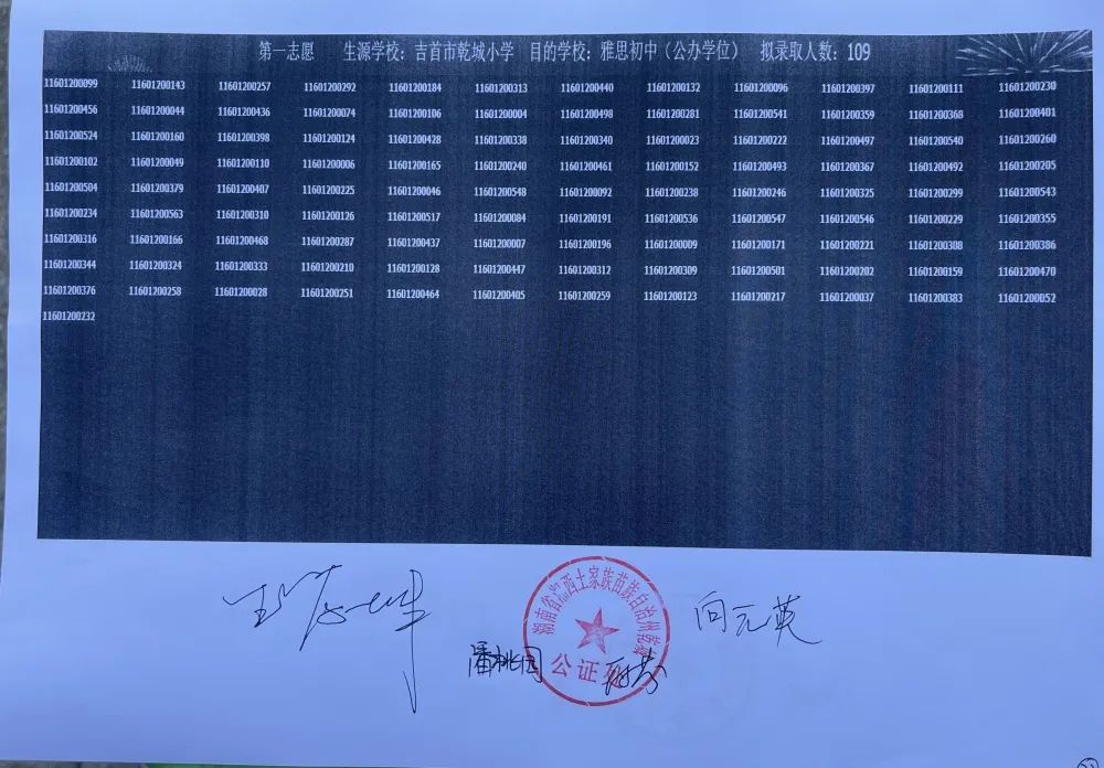 小升初电脑摇号现场会