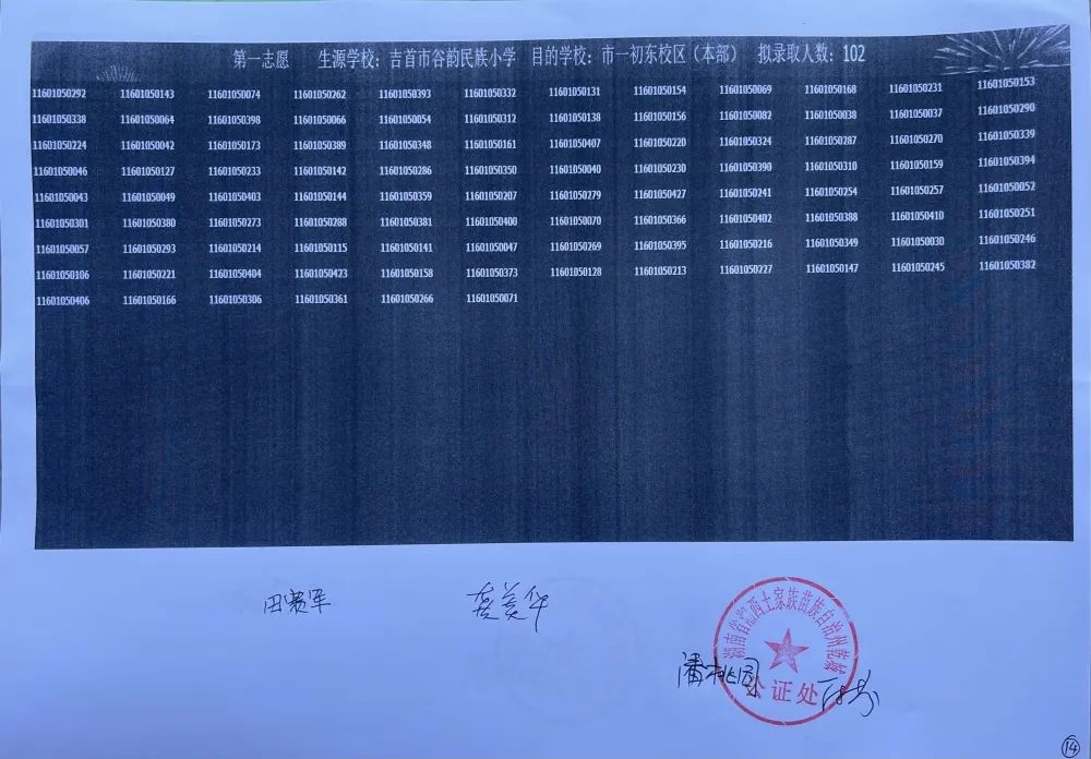 小升初电脑摇号现场会