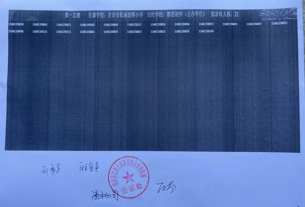 小升初电脑摇号现场会