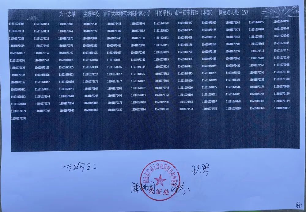 小升初电脑摇号现场会