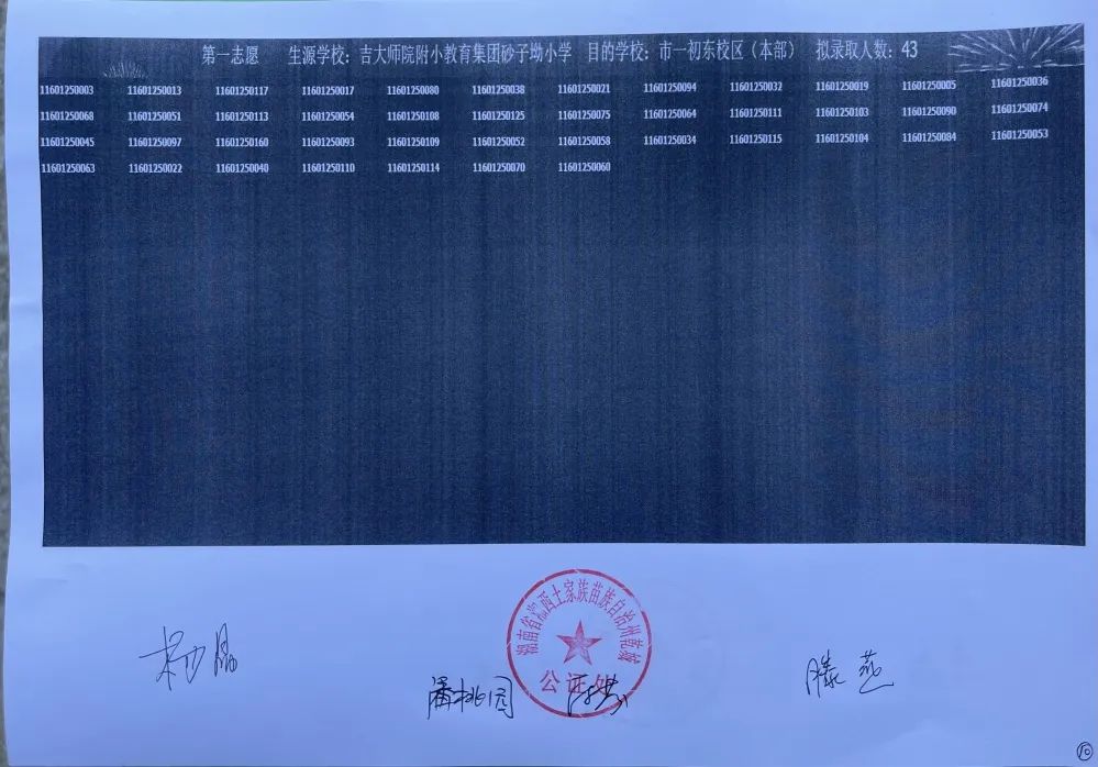 小升初电脑摇号现场会