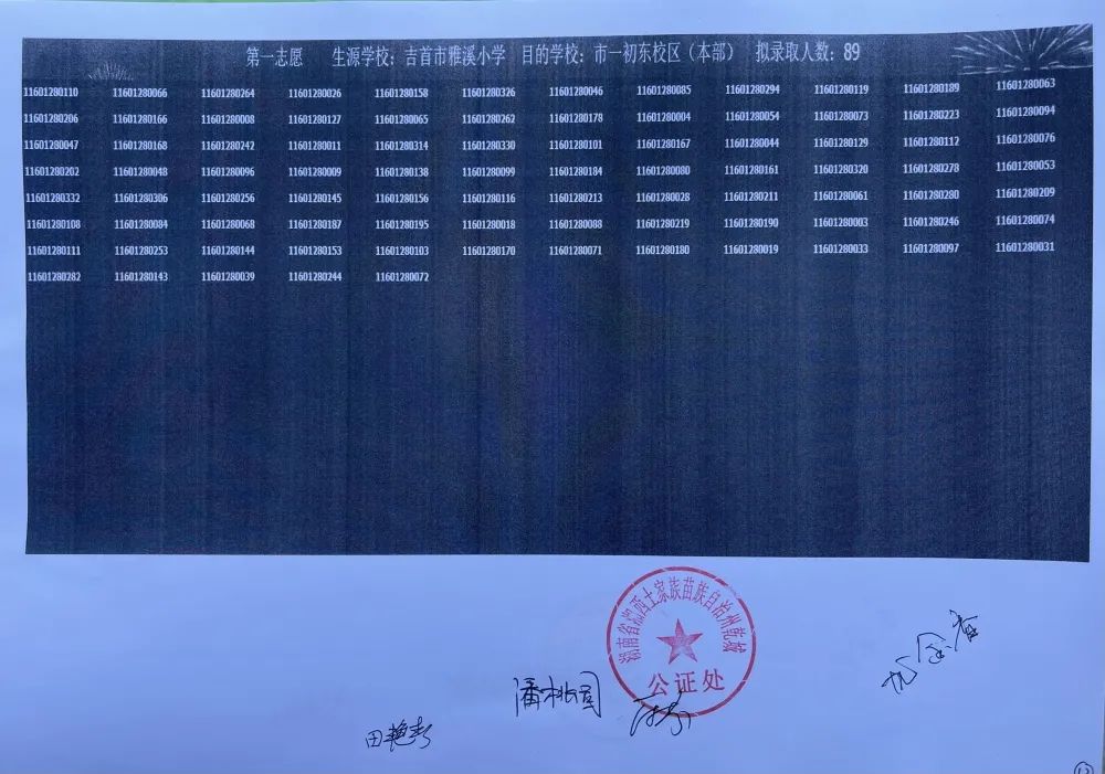 小升初电脑摇号现场会